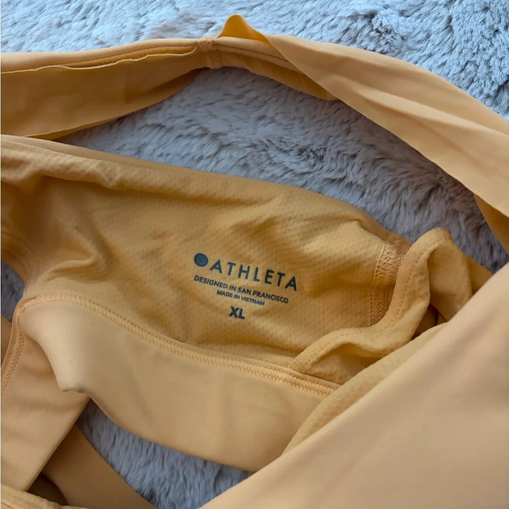 Athleta Orange Tank Top with Built in Bra - Picture 5 of 5